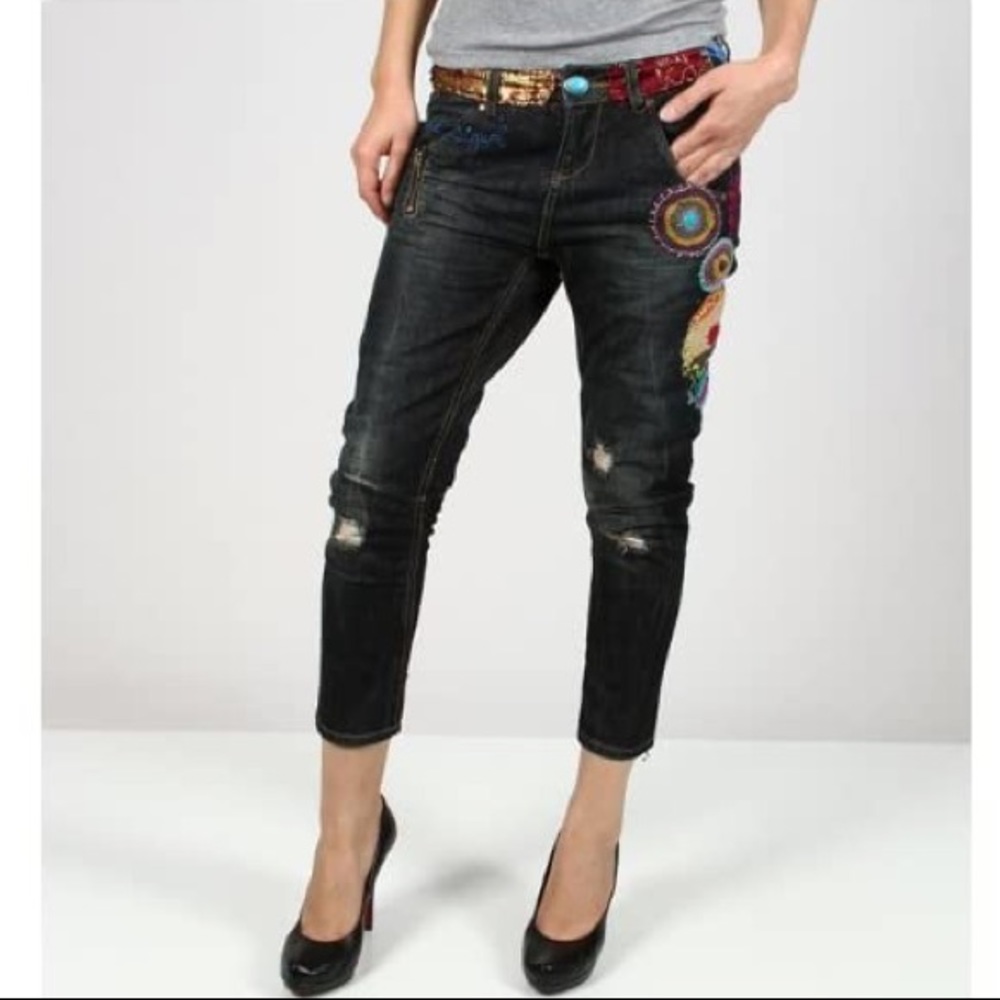 Desigual Damen Loose Fit Jeans size 44 (14)